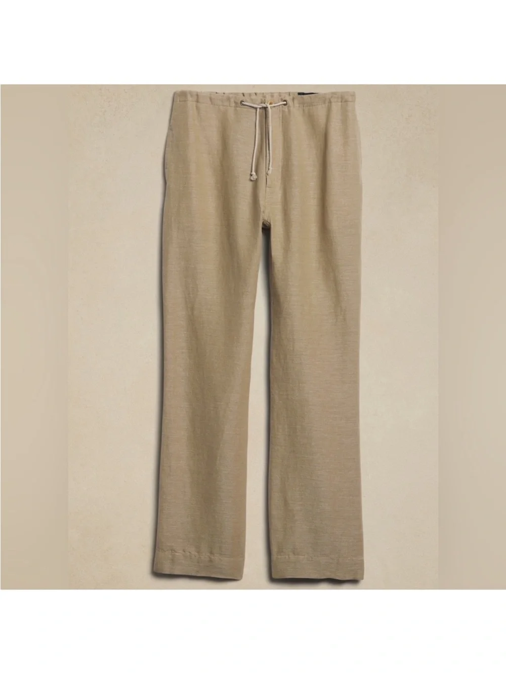 NEW! Banana Republic Men’s Onda Linen-Cotton Pull-On Pant🩷